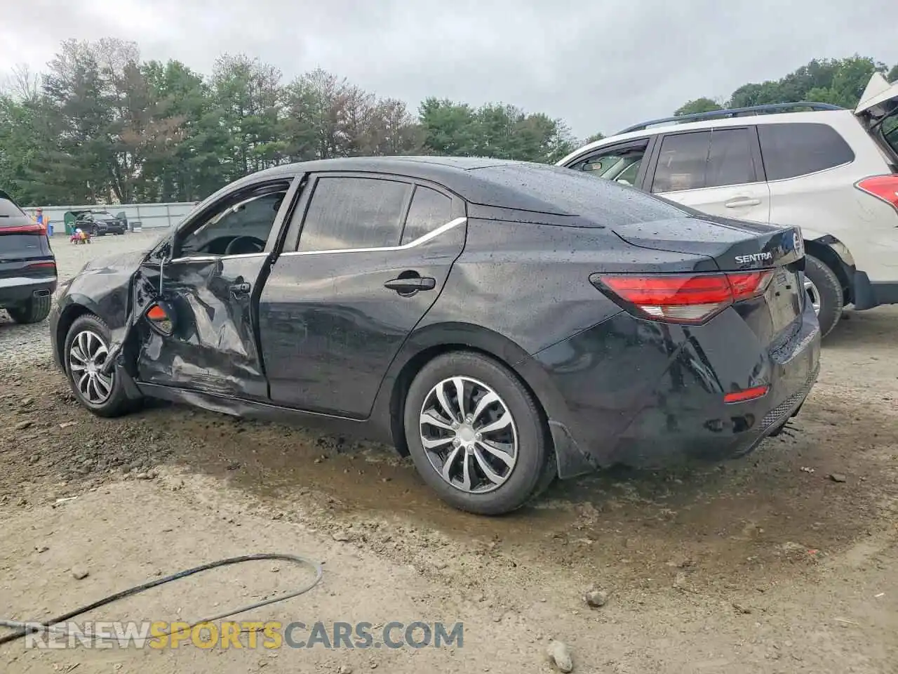 2 Photograph of a damaged car 3N1AB8BV1MY303227 NISSAN SENTRA 2021