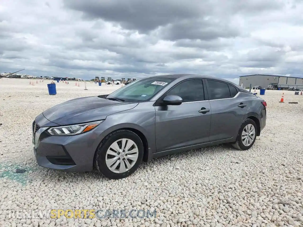 1 Photograph of a damaged car 3N1AB8BV1MY314003 NISSAN SENTRA 2021