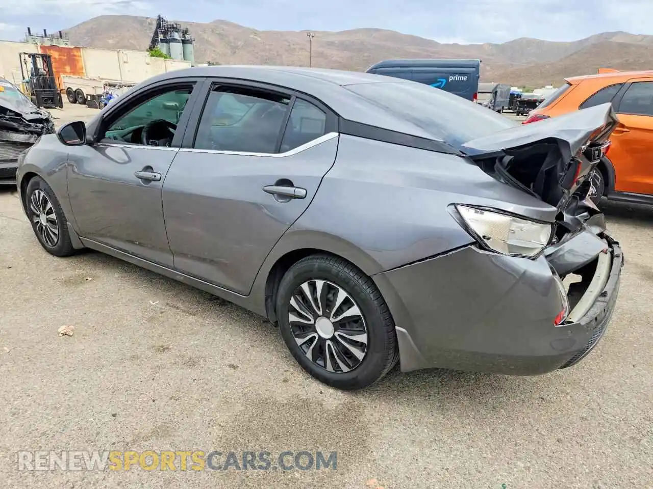 2 Photograph of a damaged car 3N1AB8BV1MY317144 NISSAN SENTRA 2021