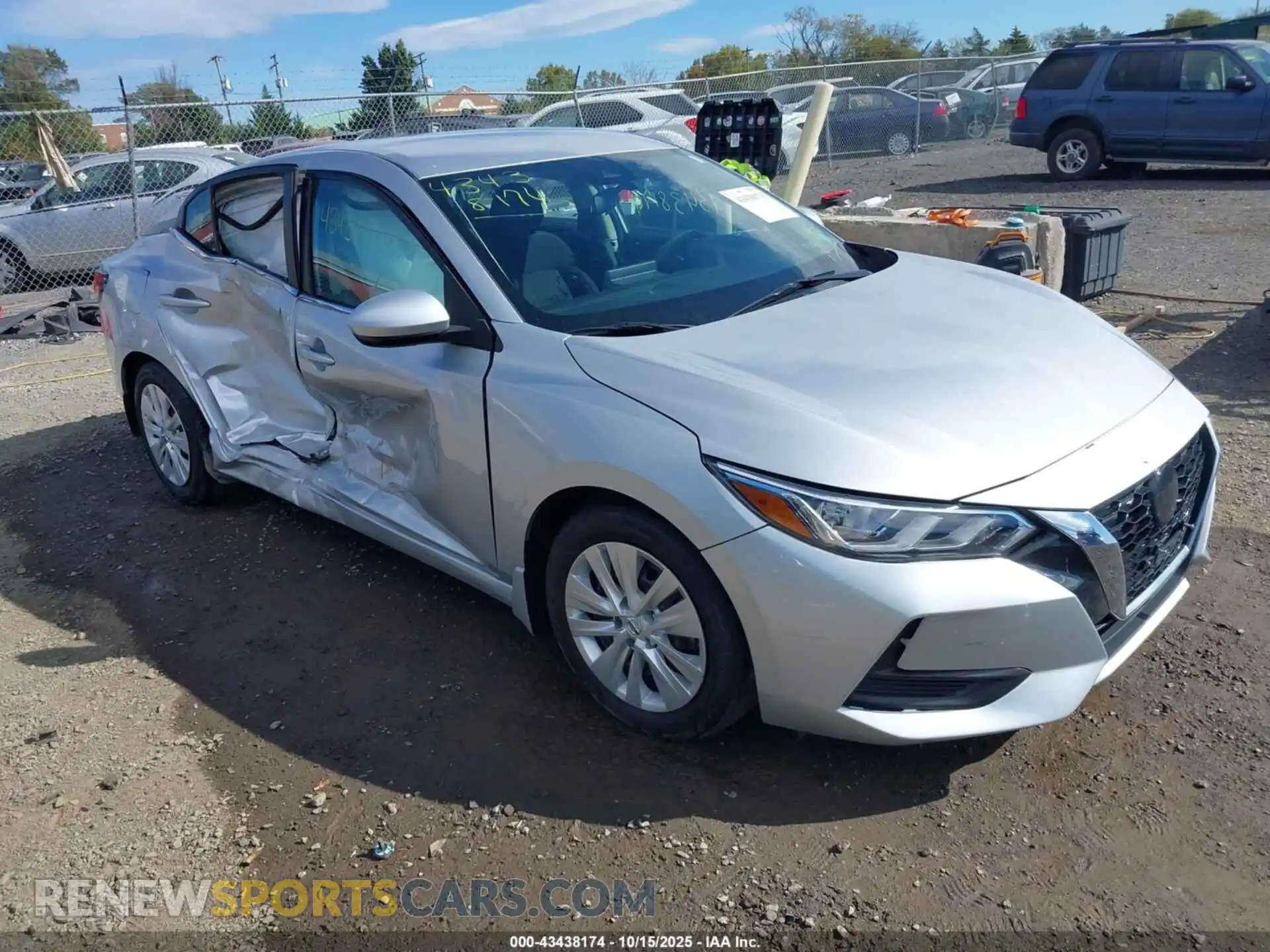 1 Photograph of a damaged car 3N1AB8BV1MY322795 NISSAN SENTRA 2021