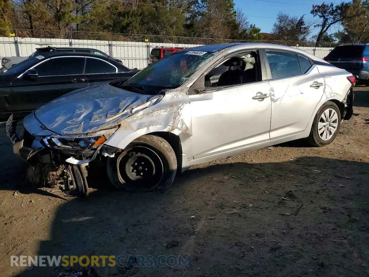 1 Photograph of a damaged car 3N1AB8BV2MY257634 NISSAN SENTRA 2021