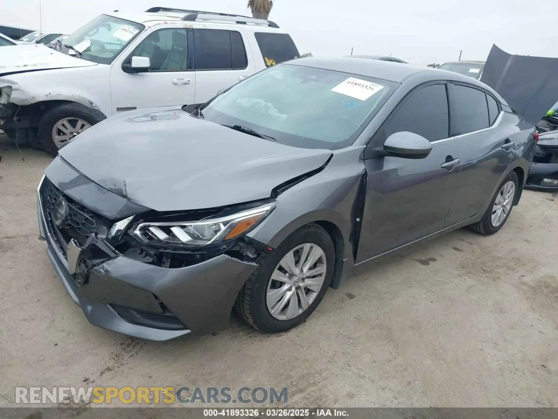 2 Photograph of a damaged car 3N1AB8BV2MY260923 NISSAN SENTRA 2021