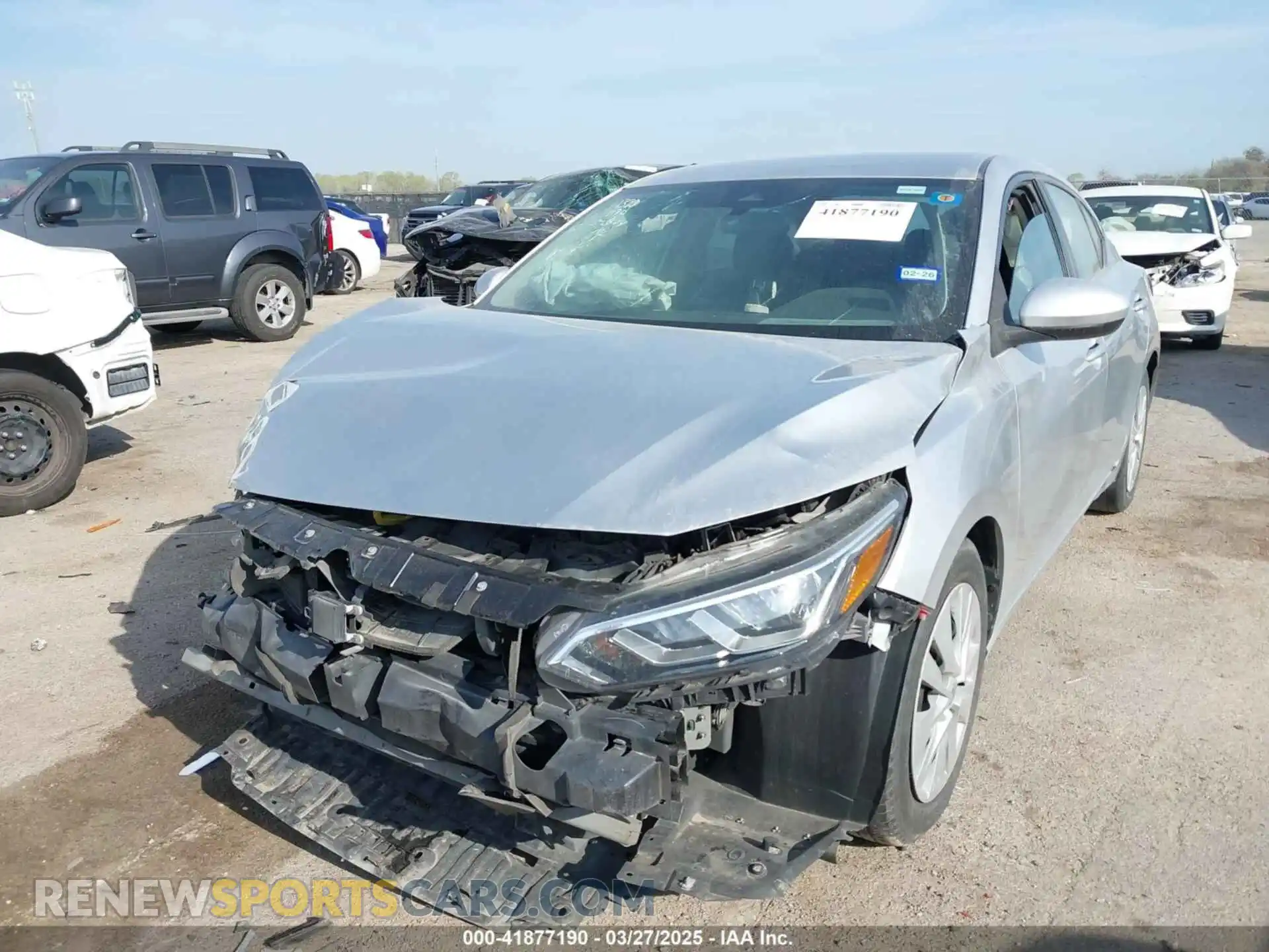 2 Photograph of a damaged car 3N1AB8BV3MY227557 NISSAN SENTRA 2021
