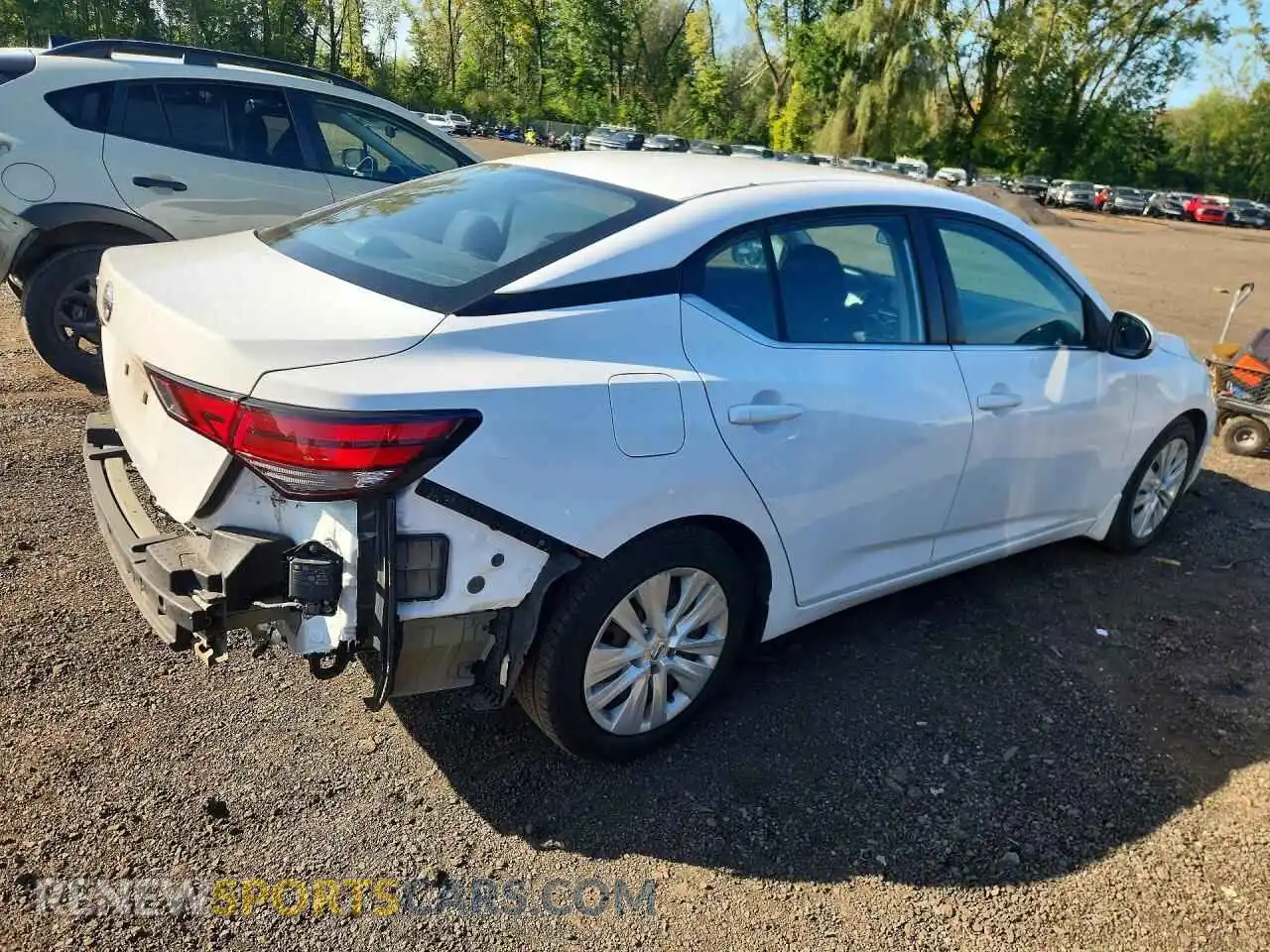 3 Photograph of a damaged car 3N1AB8BV3MY255357 NISSAN SENTRA 2021