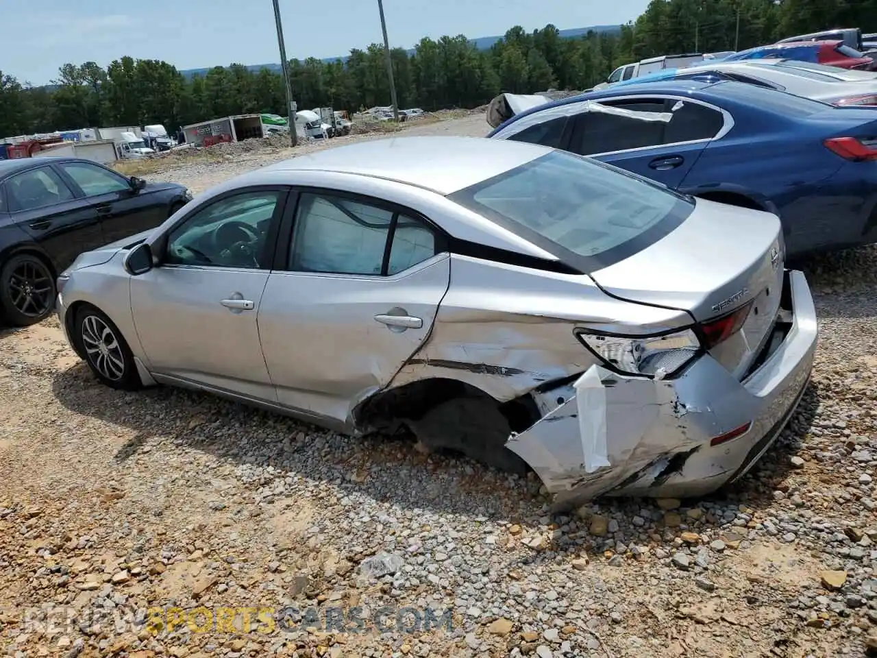 2 Photograph of a damaged car 3N1AB8BV4MY239832 NISSAN SENTRA 2021