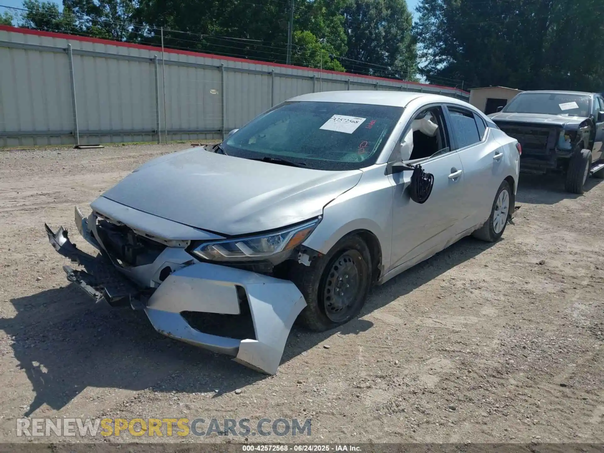 2 Photograph of a damaged car 3N1AB8BV4MY264780 NISSAN SENTRA 2021