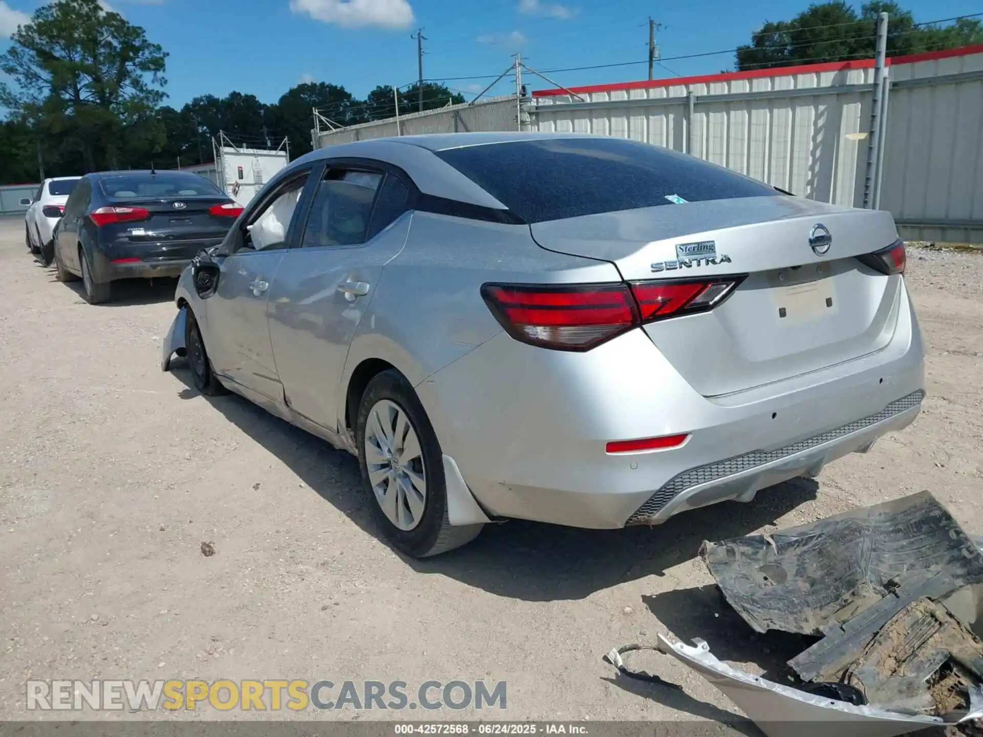 3 Photograph of a damaged car 3N1AB8BV4MY264780 NISSAN SENTRA 2021