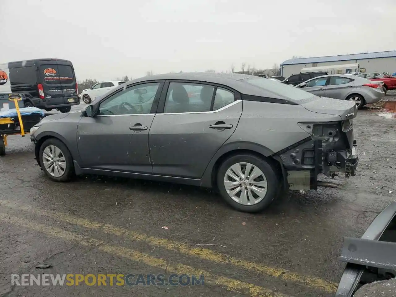 2 Photograph of a damaged car 3N1AB8BV4MY278632 NISSAN SENTRA 2021