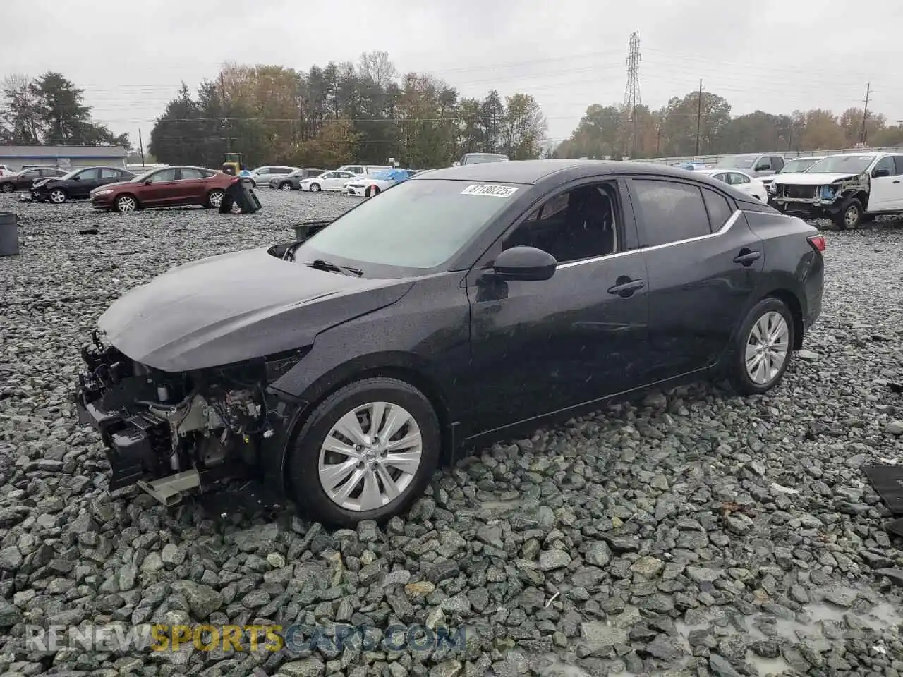 1 Photograph of a damaged car 3N1AB8BV4MY280641 NISSAN SENTRA 2021