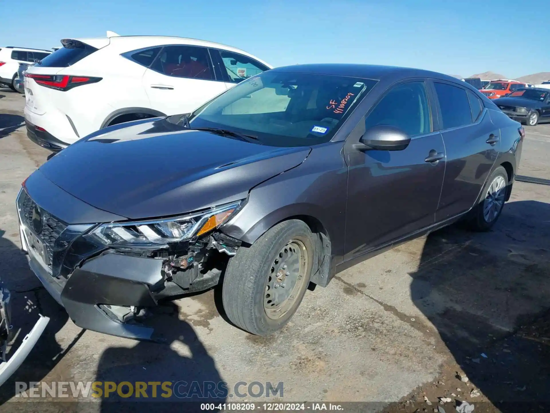 2 Photograph of a damaged car 3N1AB8BV5MY304719 NISSAN SENTRA 2021
