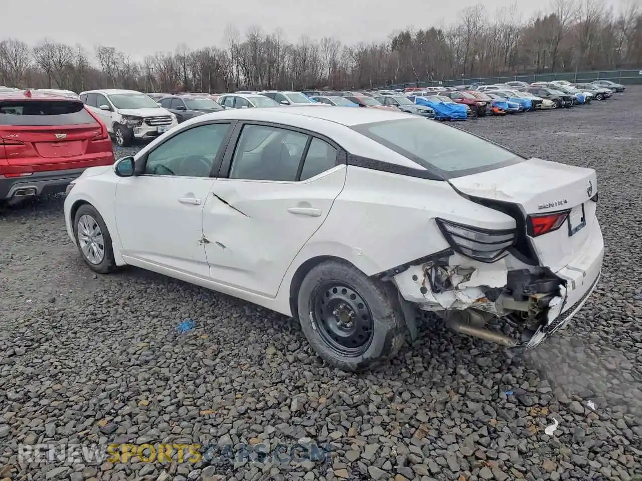 2 Photograph of a damaged car 3N1AB8BV6MY213054 NISSAN SENTRA 2021