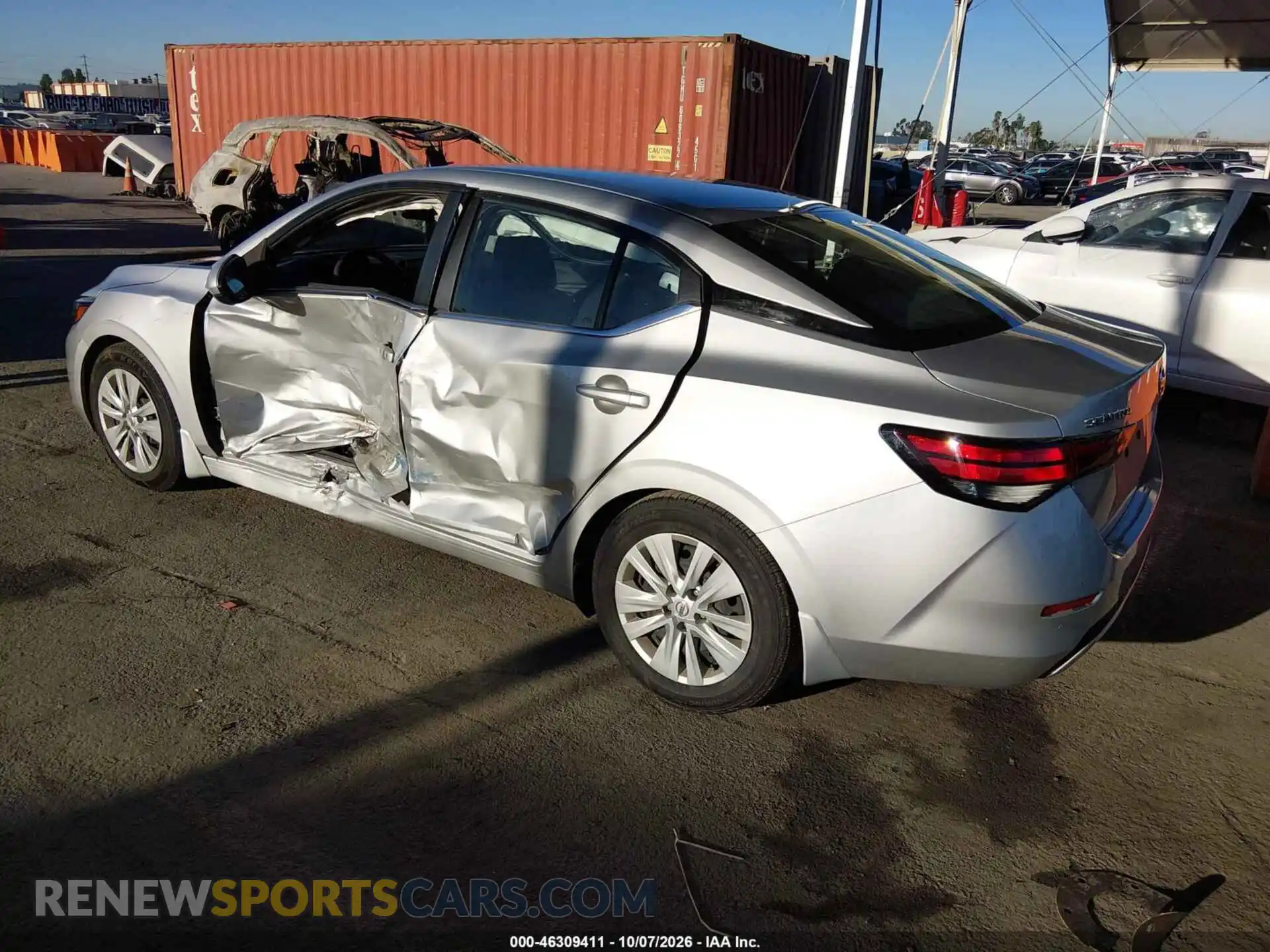 3 Photograph of a damaged car 3N1AB8BV7MY227402 NISSAN SENTRA 2021