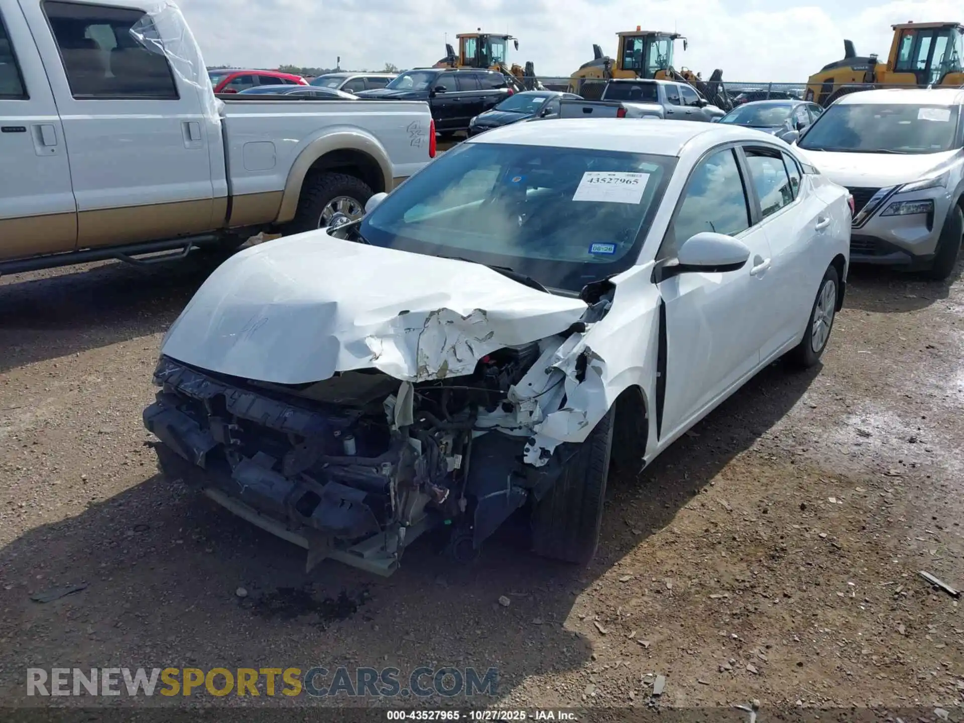 2 Photograph of a damaged car 3N1AB8BV7MY244426 NISSAN SENTRA 2021