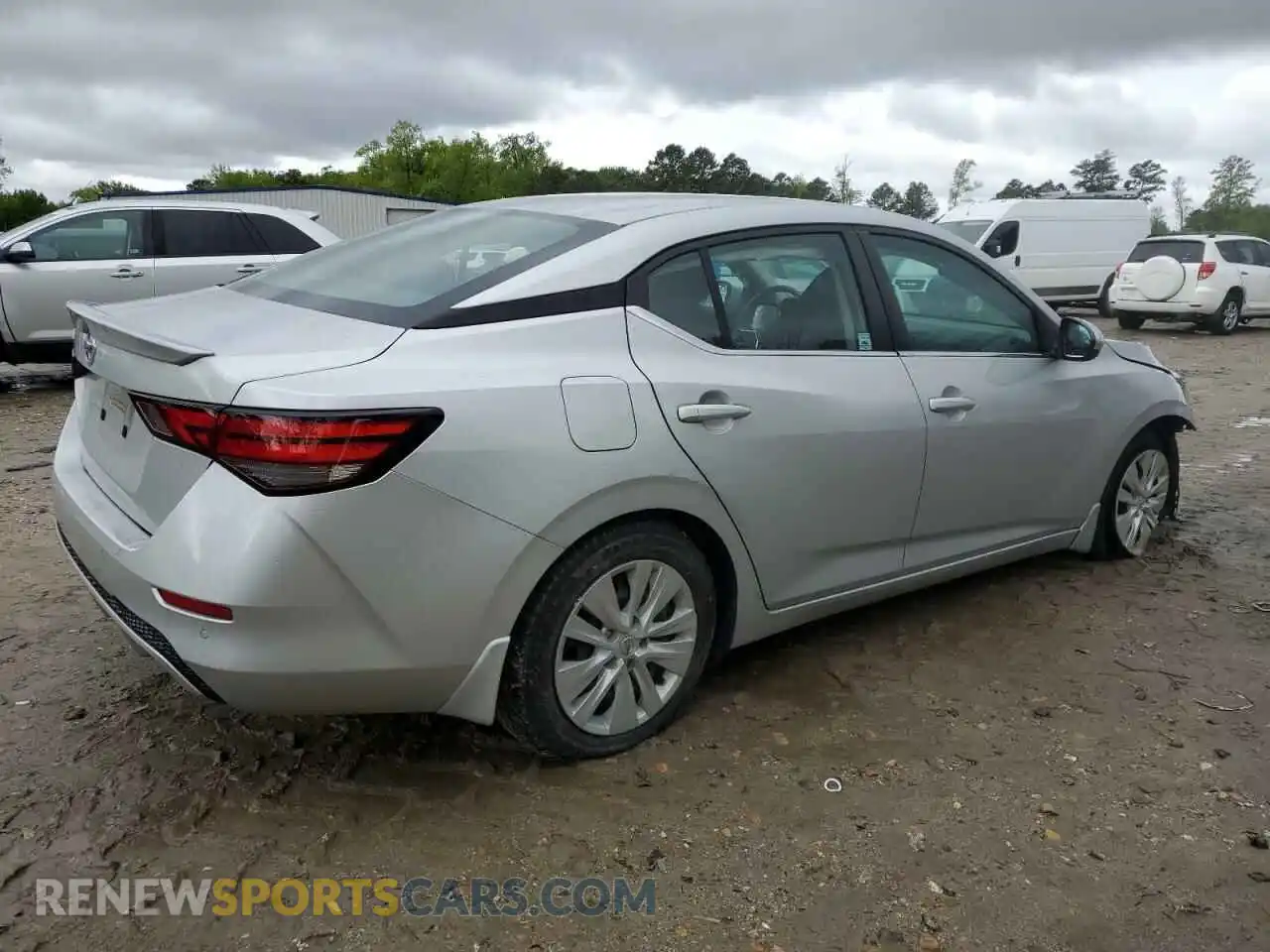 3 fotografías del automóvil dañado 3N1AB8BV7MY252560 NISSAN SENTRA 2021
