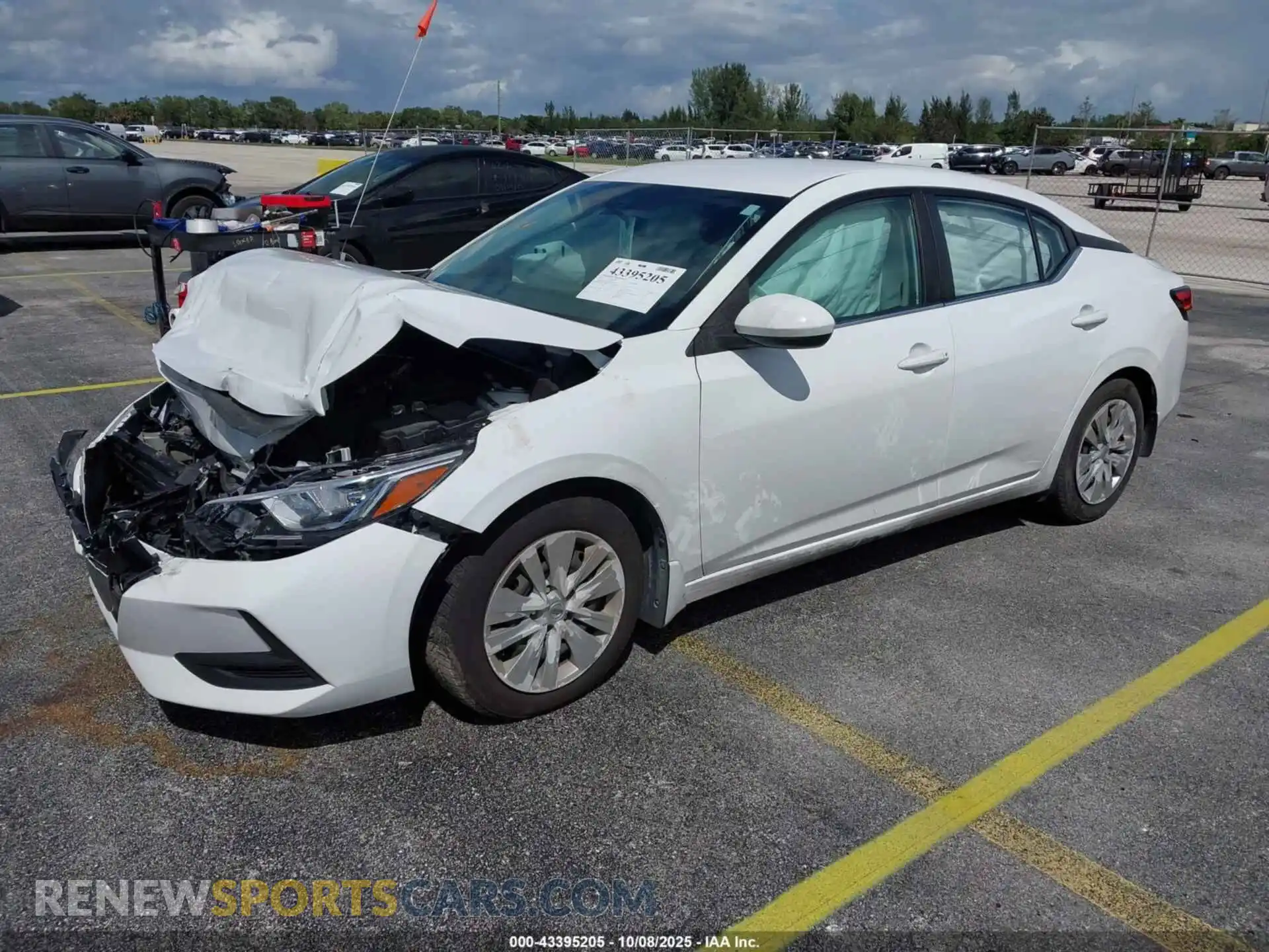 2 fotografías del automóvil dañado 3N1AB8BV9MY239051 NISSAN SENTRA 2021