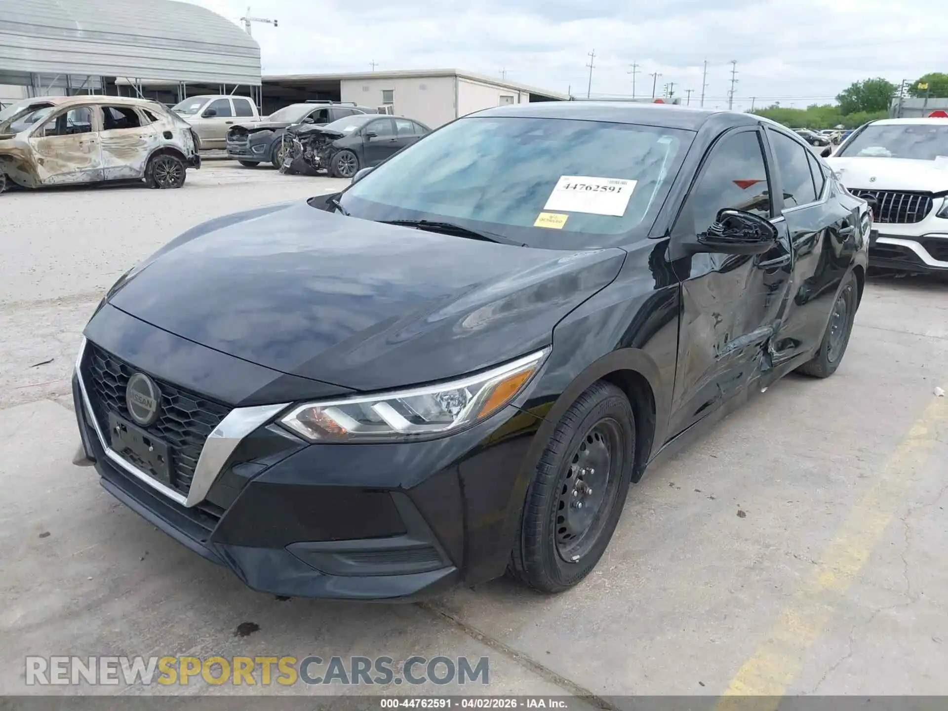 2 Photograph of a damaged car 3N1AB8BV9MY241608 NISSAN SENTRA 2021