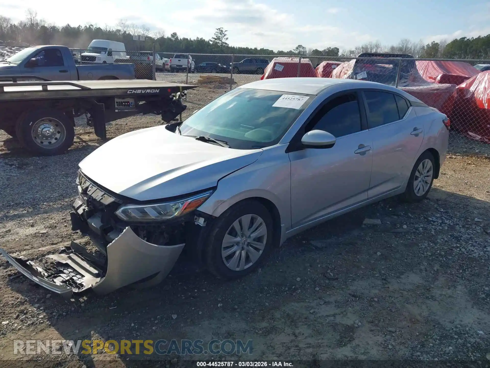 2 Photograph of a damaged car 3N1AB8BV9MY257372 NISSAN SENTRA 2021