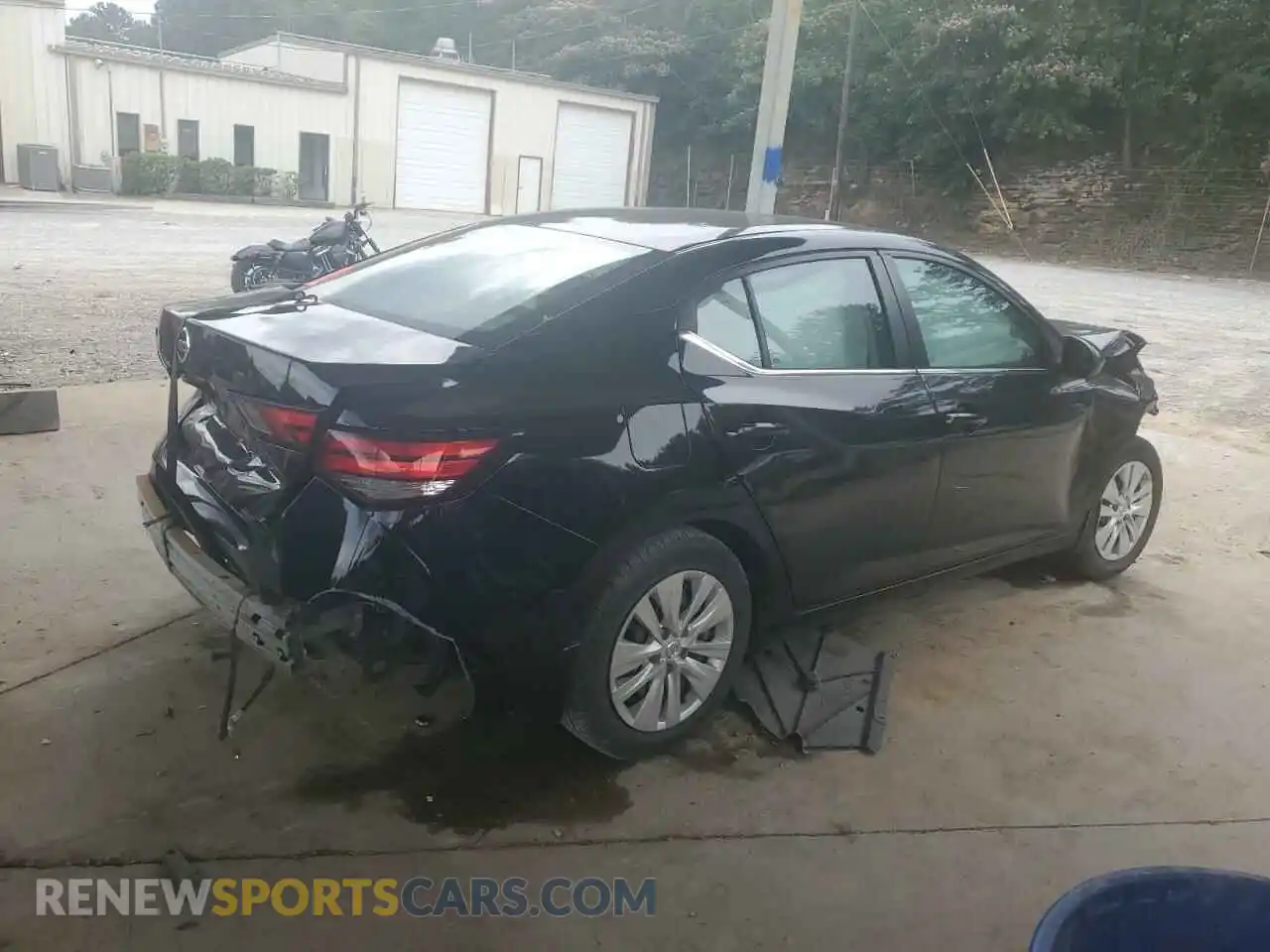 3 Photograph of a damaged car 3N1AB8BVXMY227572 NISSAN SENTRA 2021
