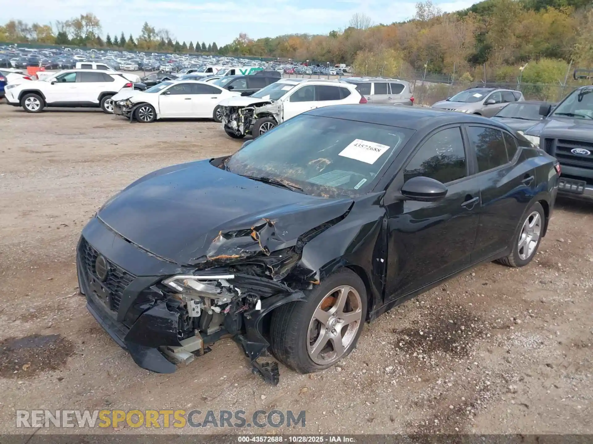 2 Photograph of a damaged car 3N1AB8BVXMY267960 NISSAN SENTRA 2021