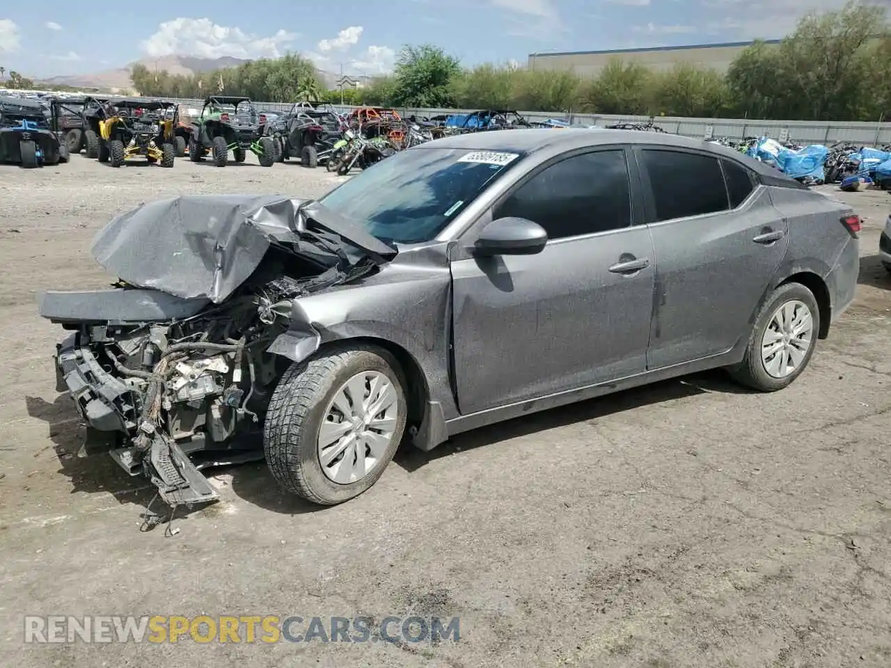 1 Photograph of a damaged car 3N1AB8BVXMY274844 NISSAN SENTRA 2021