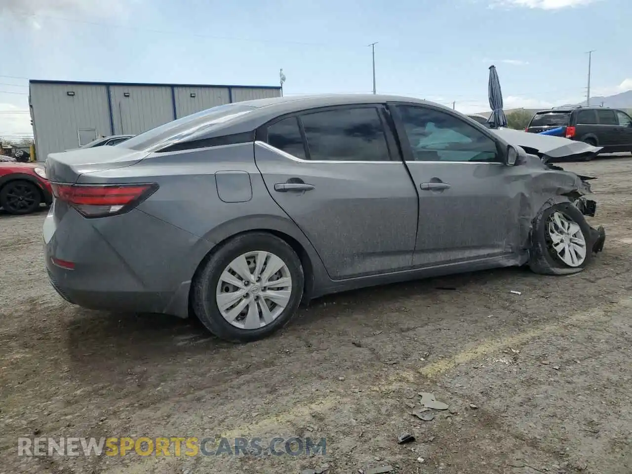 3 Photograph of a damaged car 3N1AB8BVXMY274844 NISSAN SENTRA 2021