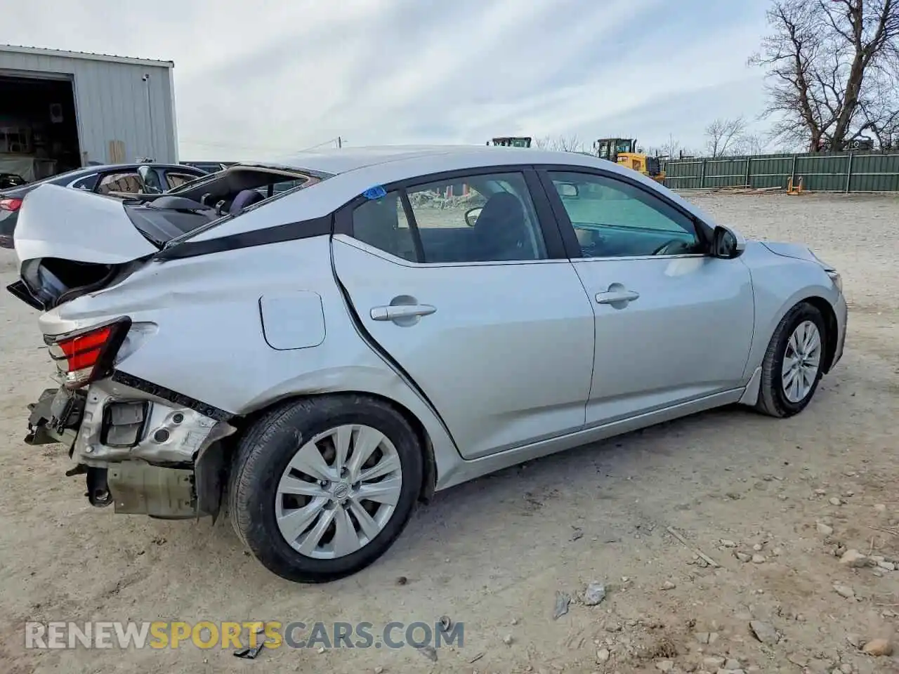3 Photograph of a damaged car 3N1AB8BVXMY295760 NISSAN SENTRA 2021