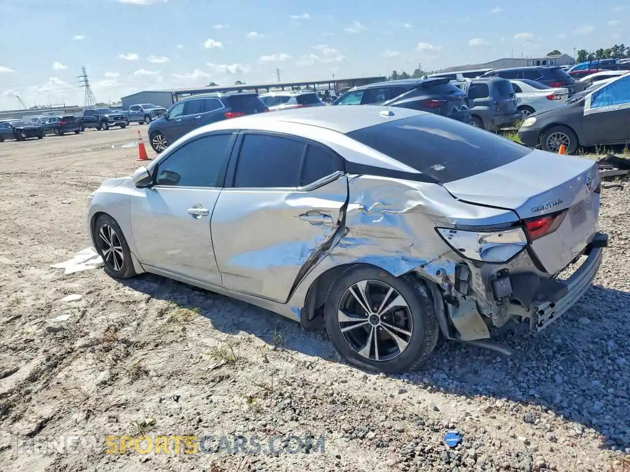 2 Photograph of a damaged car 3N1AB8CV0MY200654 NISSAN SENTRA 2021