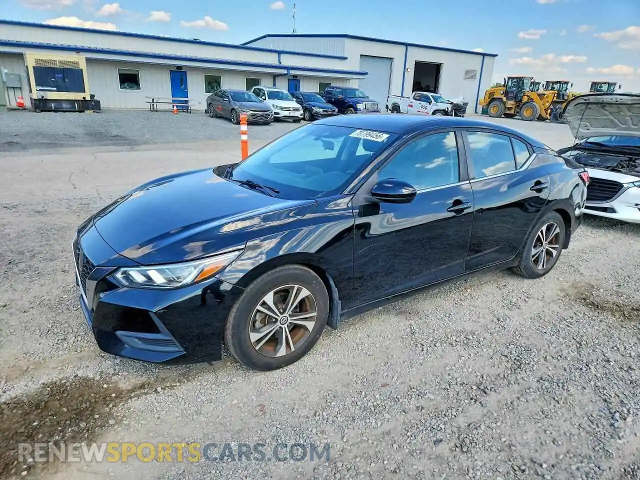 1 Photograph of a damaged car 3N1AB8CV0MY204431 NISSAN SENTRA 2021