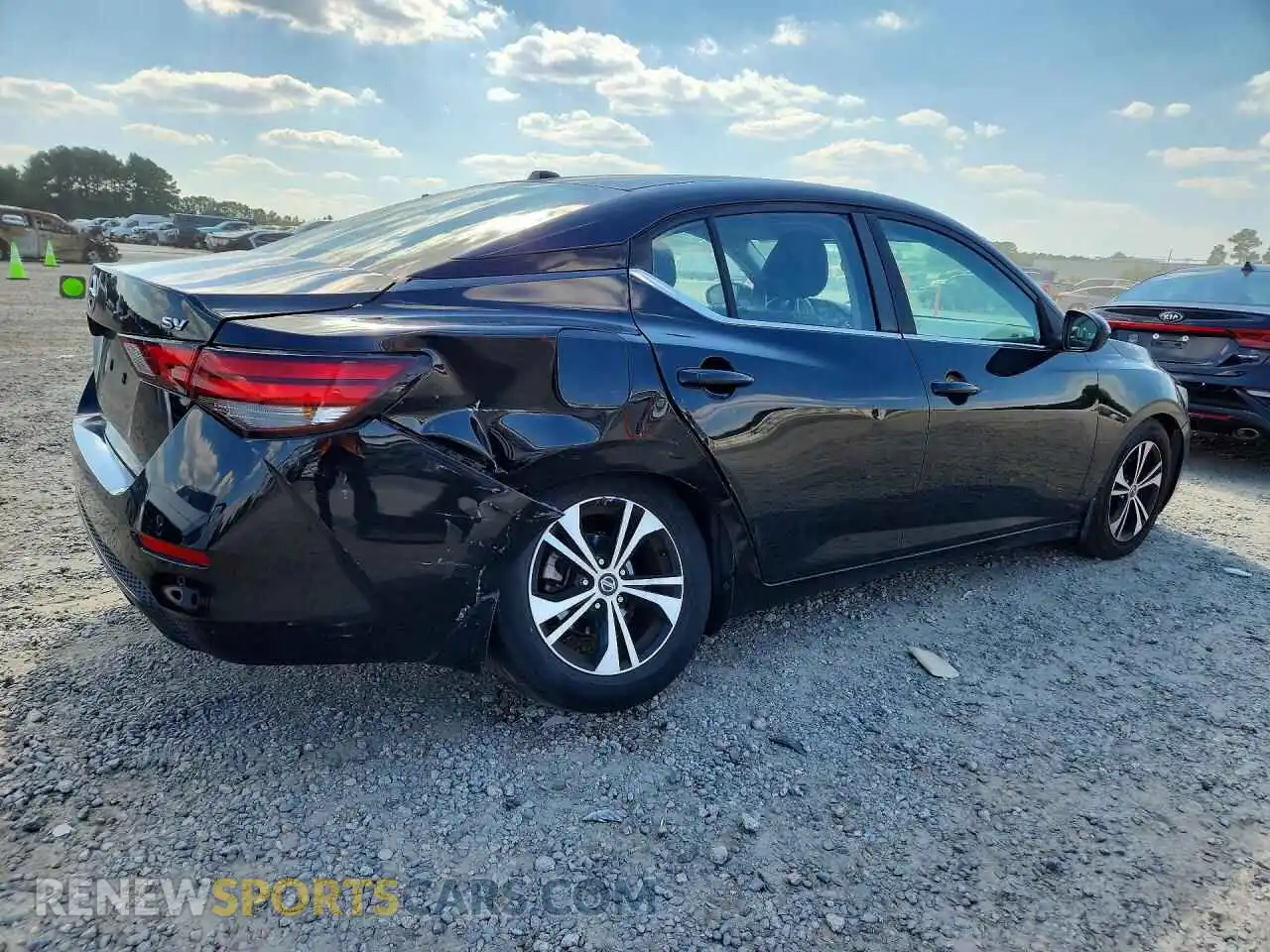 3 Photograph of a damaged car 3N1AB8CV0MY204431 NISSAN SENTRA 2021