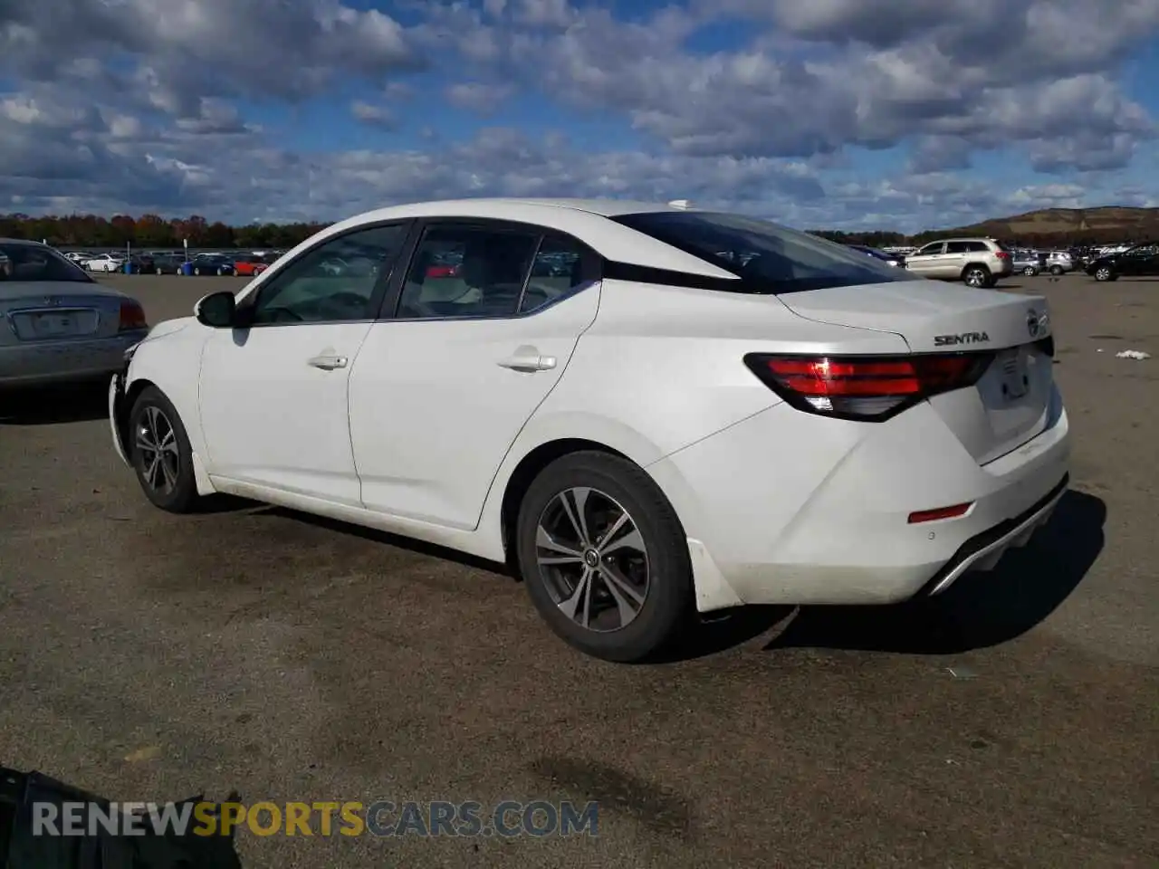 2 Photograph of a damaged car 3N1AB8CV0MY205465 NISSAN SENTRA 2021
