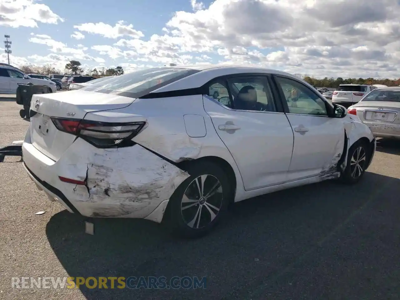 3 Photograph of a damaged car 3N1AB8CV0MY205465 NISSAN SENTRA 2021