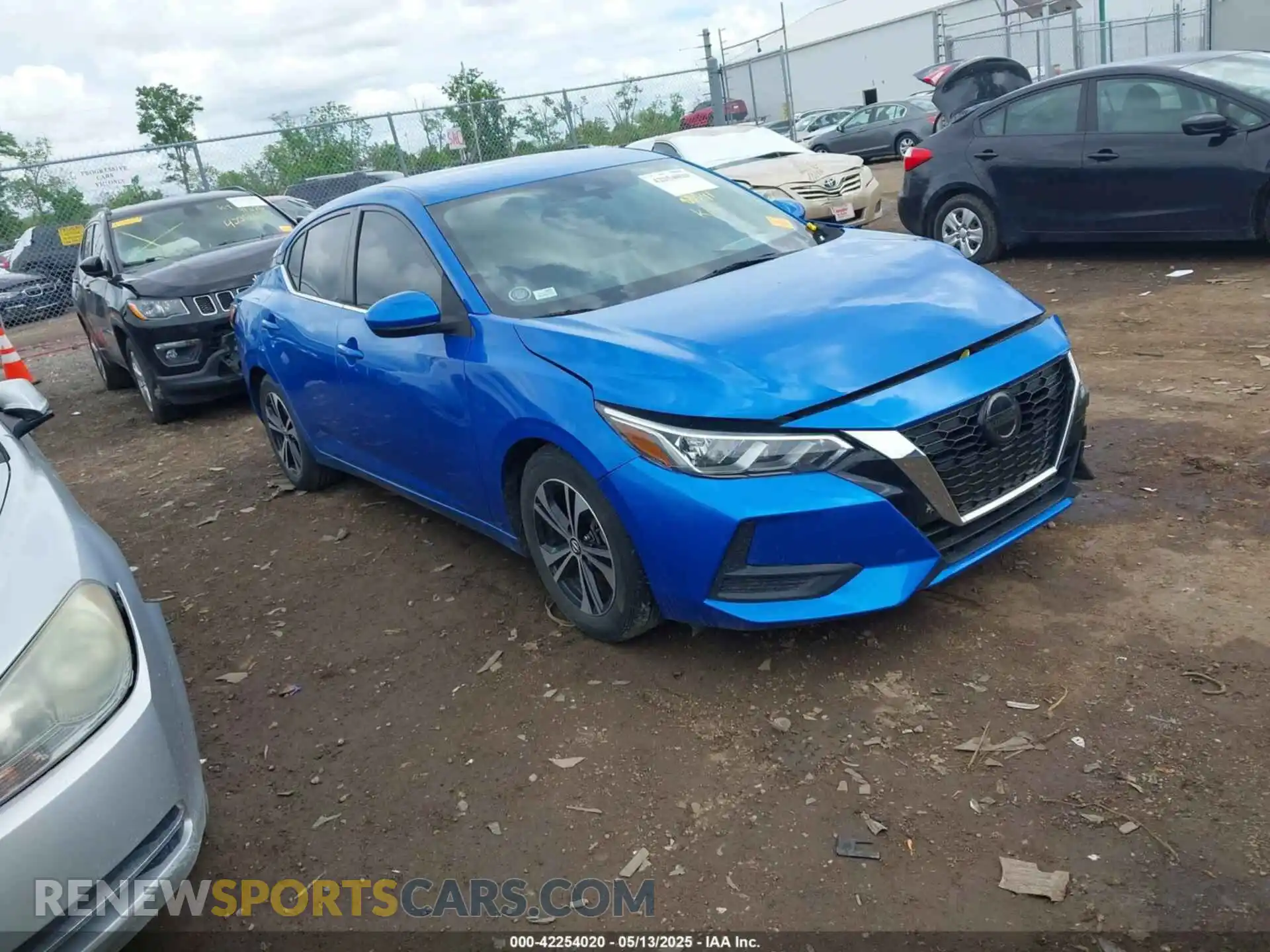 1 Photograph of a damaged car 3N1AB8CV0MY210293 NISSAN SENTRA 2021
