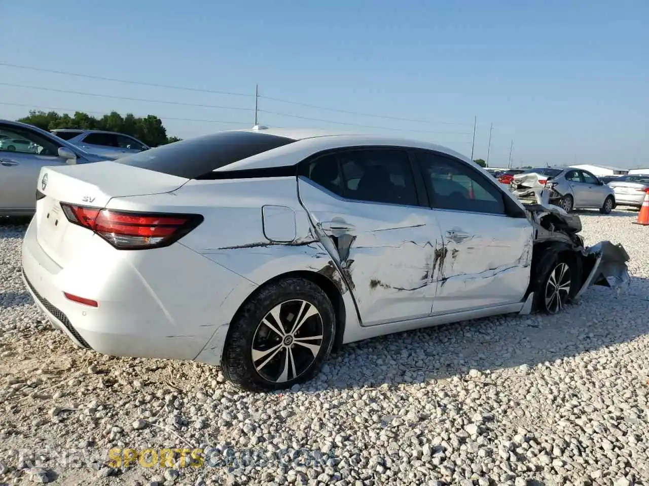 3 Photograph of a damaged car 3N1AB8CV0MY214425 NISSAN SENTRA 2021