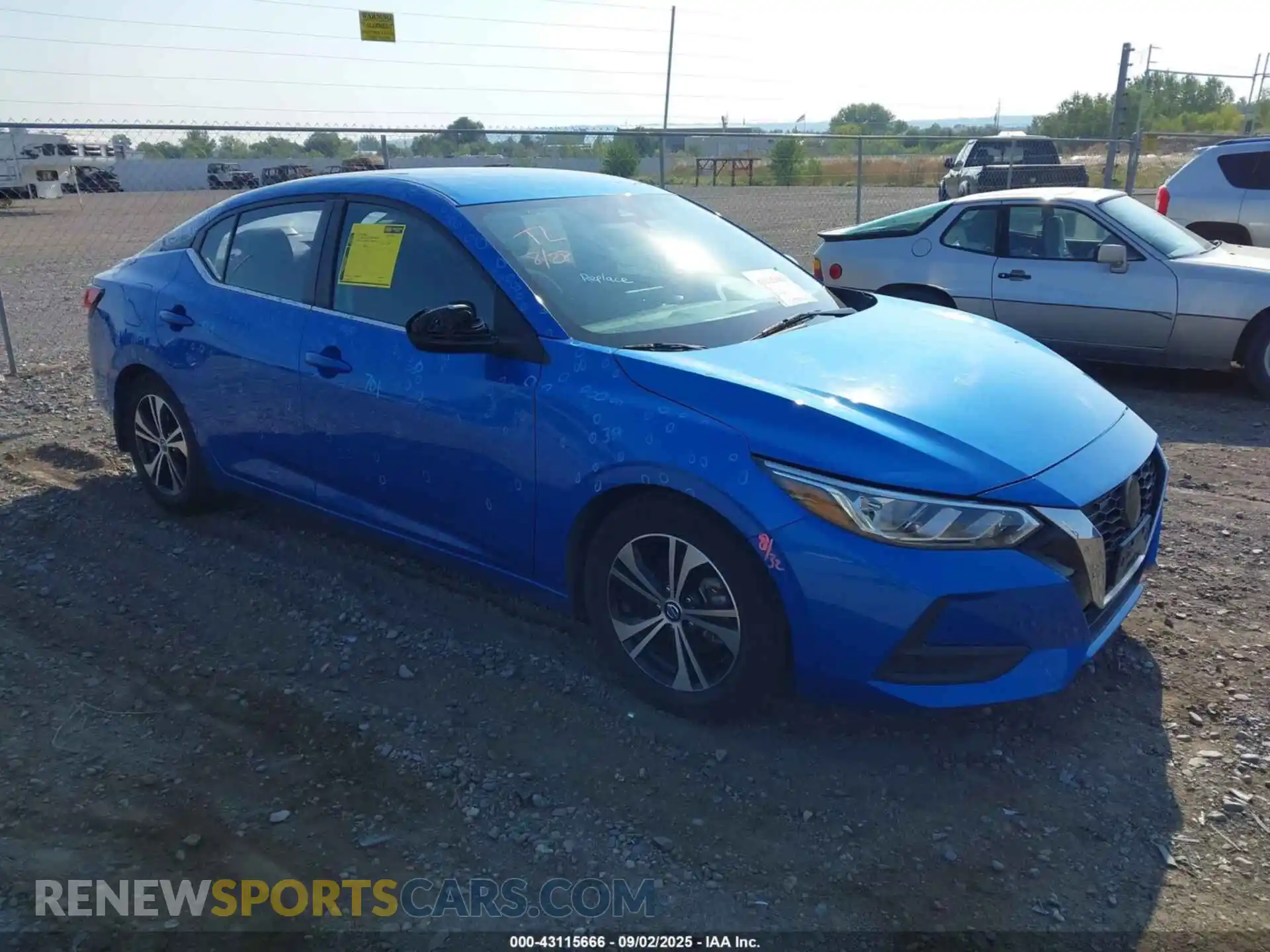1 Photograph of a damaged car 3N1AB8CV0MY216336 NISSAN SENTRA 2021