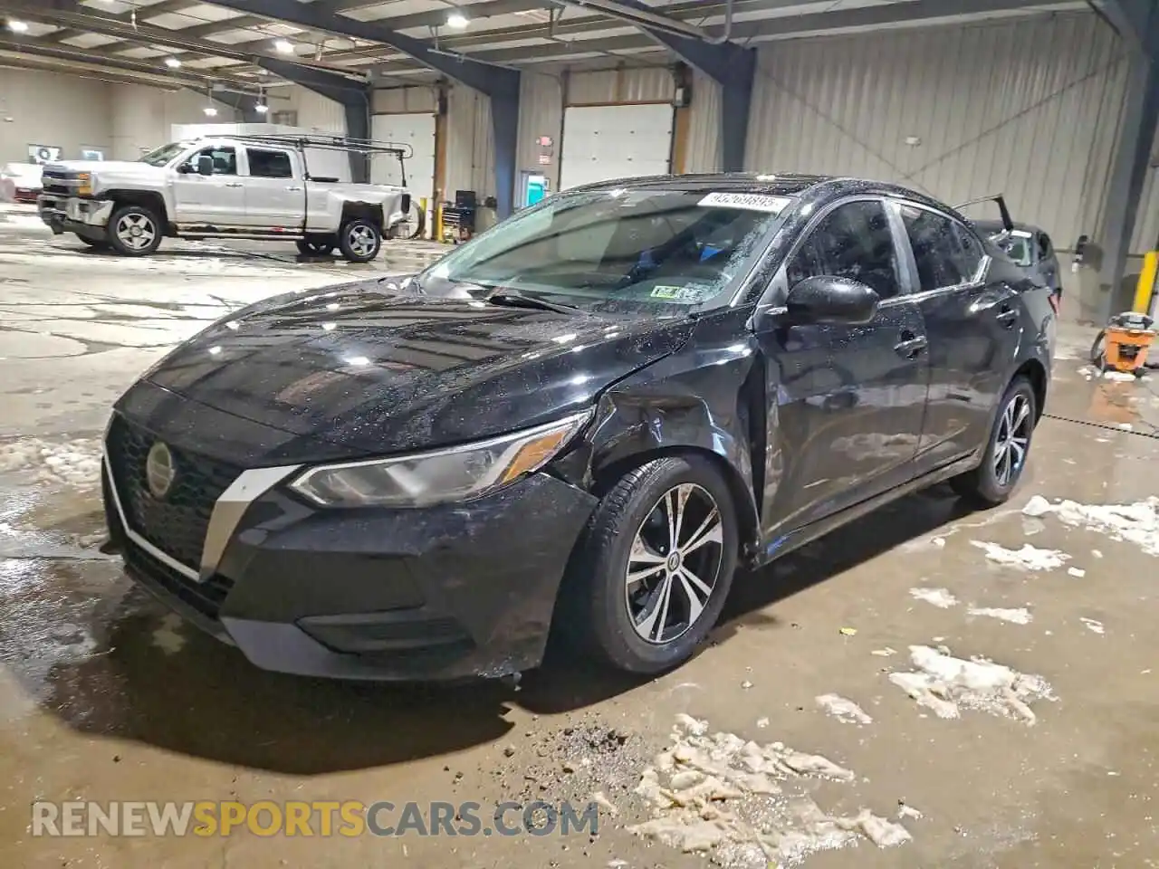 1 Photograph of a damaged car 3N1AB8CV0MY224758 NISSAN SENTRA 2021