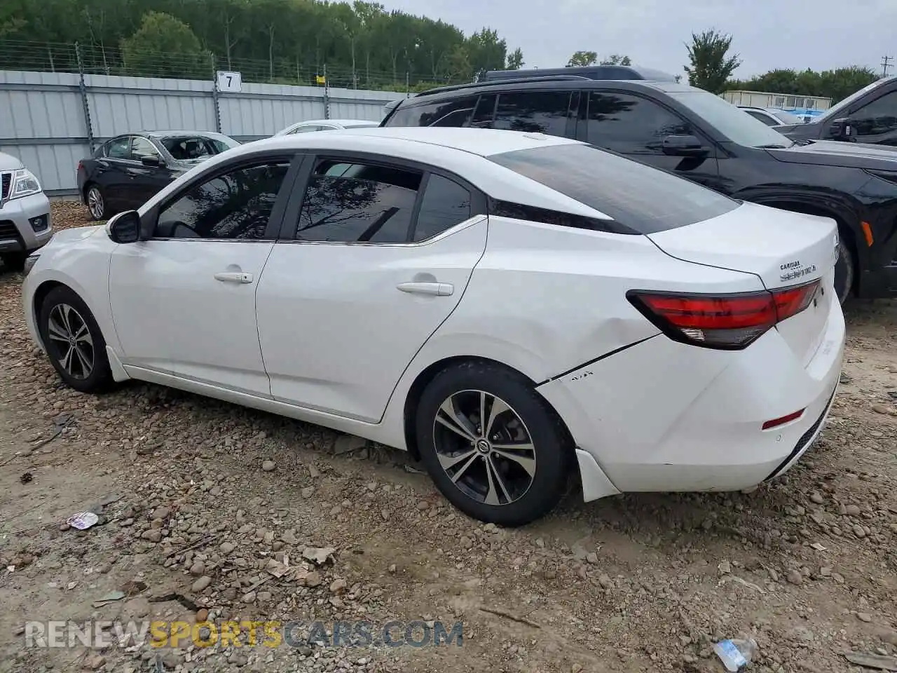 2 Photograph of a damaged car 3N1AB8CV0MY226235 NISSAN SENTRA 2021
