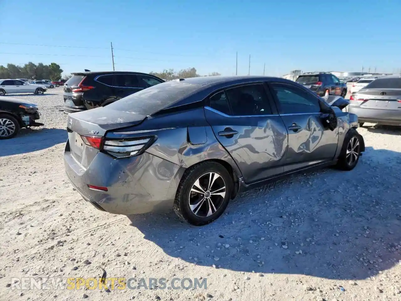 3 Photograph of a damaged car 3N1AB8CV0MY237686 NISSAN SENTRA 2021