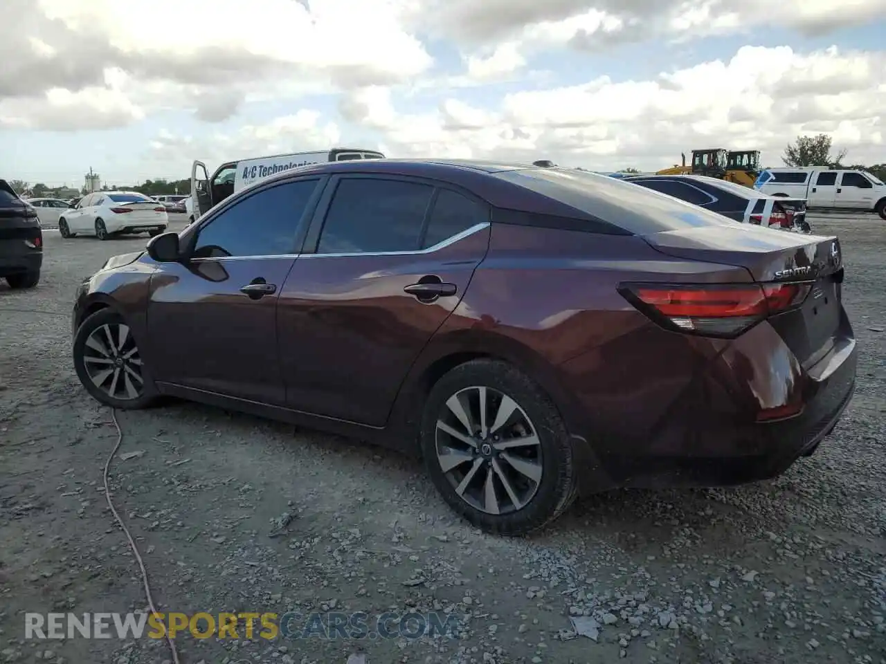 2 Photograph of a damaged car 3N1AB8CV0MY239003 NISSAN SENTRA 2021