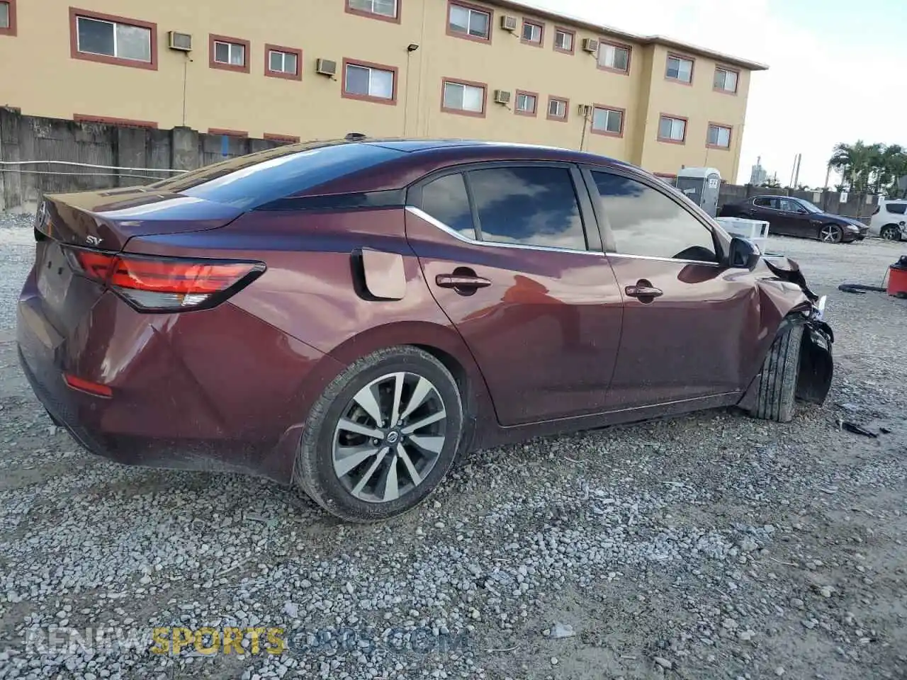 3 Photograph of a damaged car 3N1AB8CV0MY239003 NISSAN SENTRA 2021