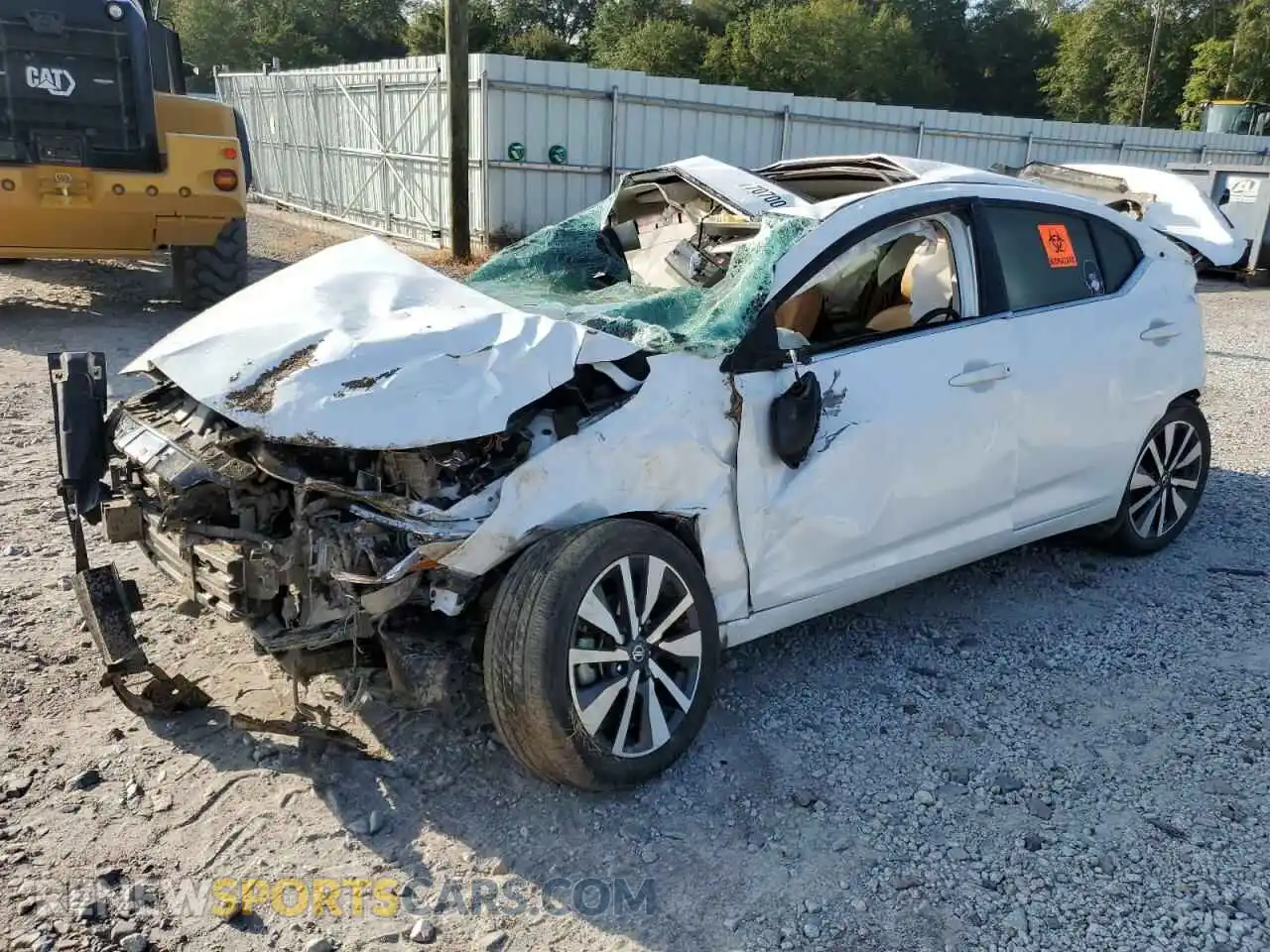1 Photograph of a damaged car 3N1AB8CV0MY242905 NISSAN SENTRA 2021