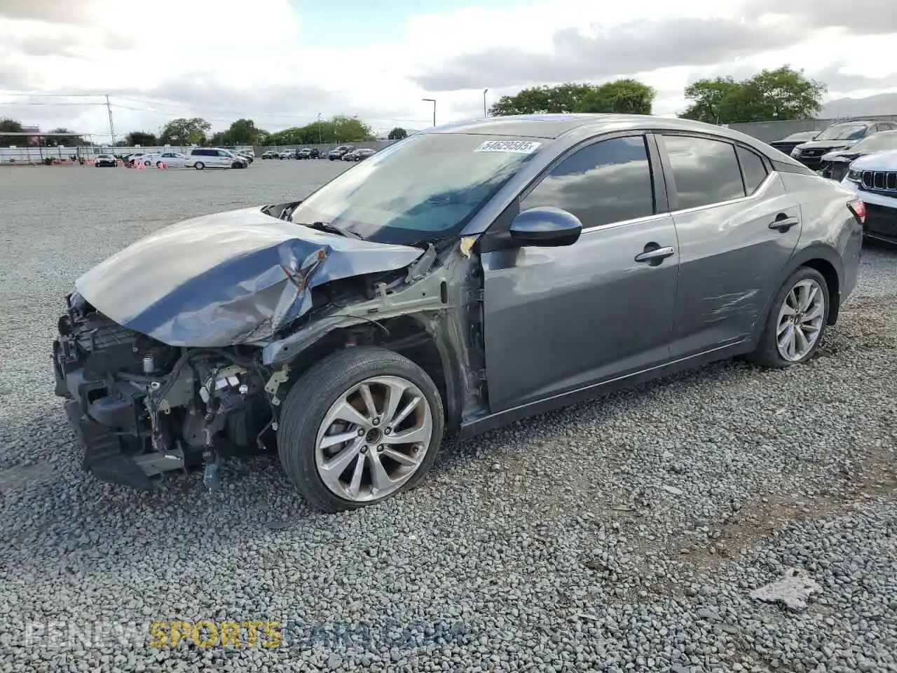 1 Photograph of a damaged car 3N1AB8CV0MY249773 NISSAN SENTRA 2021