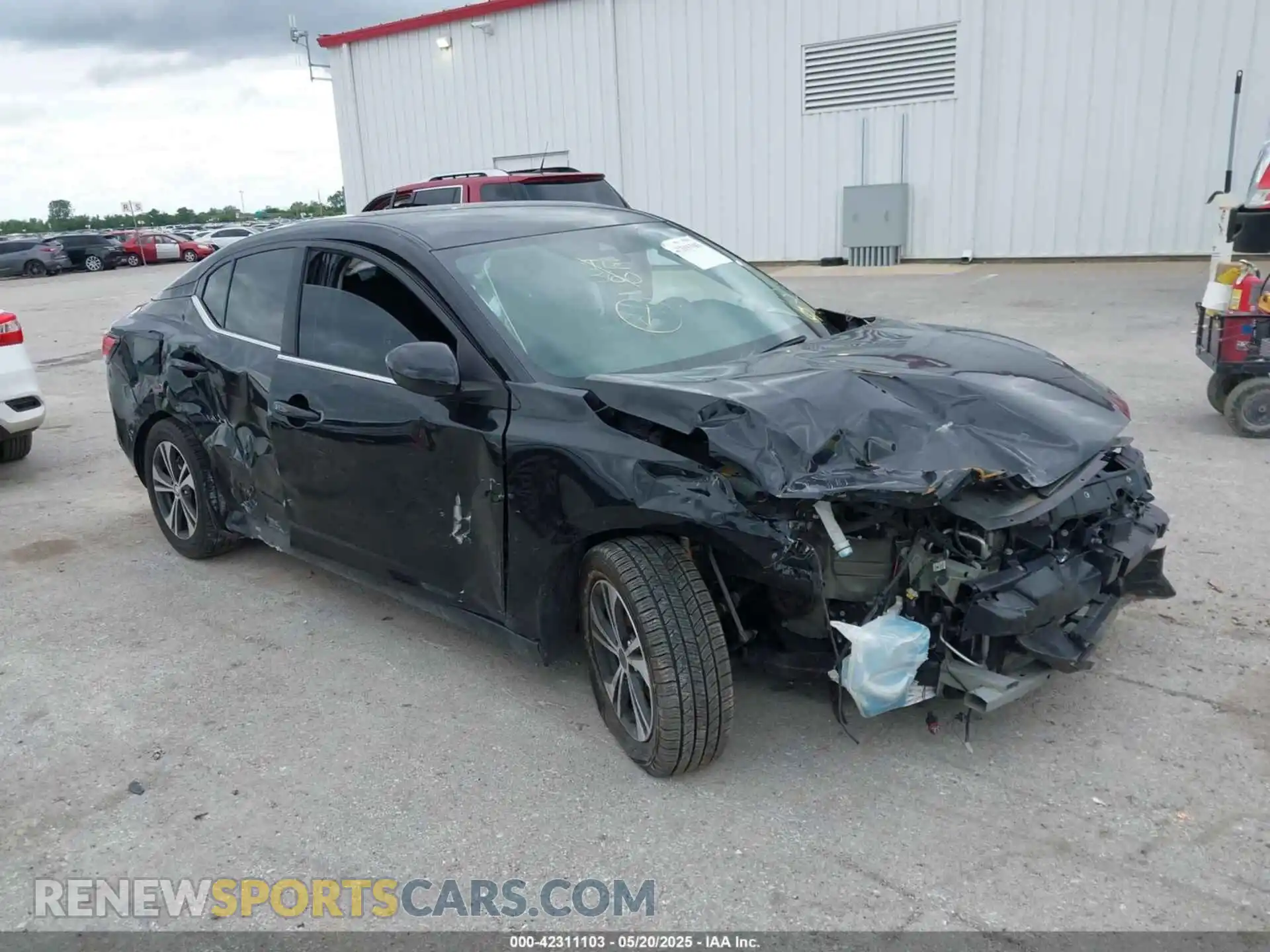 1 Photograph of a damaged car 3N1AB8CV0MY253385 NISSAN SENTRA 2021