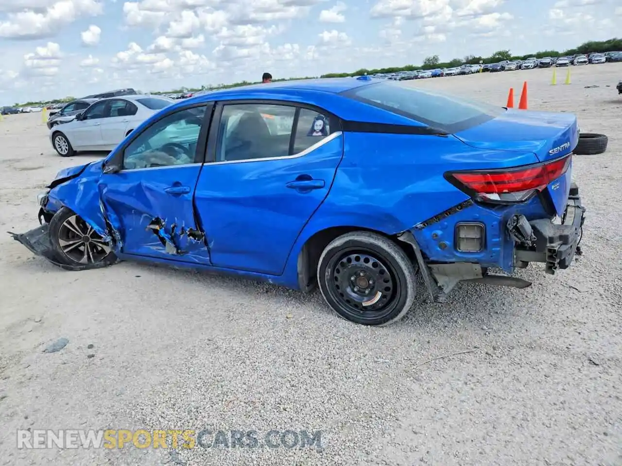 2 Photograph of a damaged car 3N1AB8CV0MY254827 NISSAN SENTRA 2021