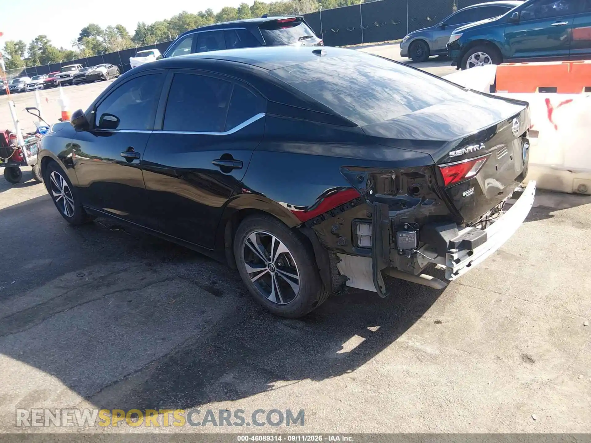 3 Photograph of a damaged car 3N1AB8CV0MY256805 NISSAN SENTRA 2021