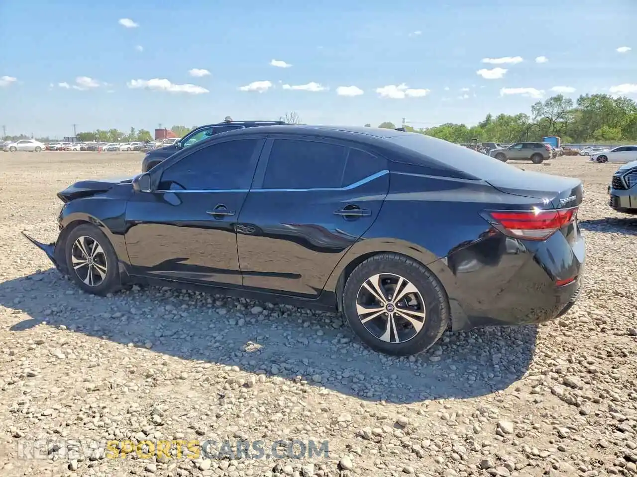 2 Photograph of a damaged car 3N1AB8CV0MY263544 NISSAN SENTRA 2021