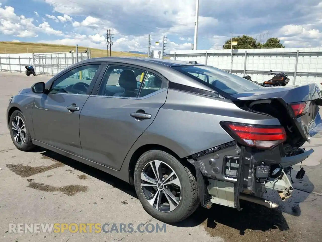 2 Photograph of a damaged car 3N1AB8CV0MY270641 NISSAN SENTRA 2021