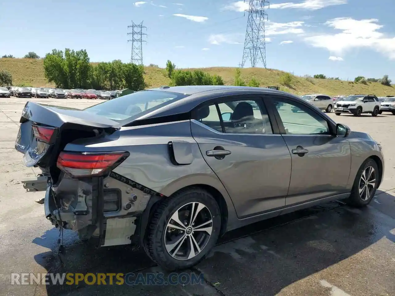 3 Photograph of a damaged car 3N1AB8CV0MY270641 NISSAN SENTRA 2021