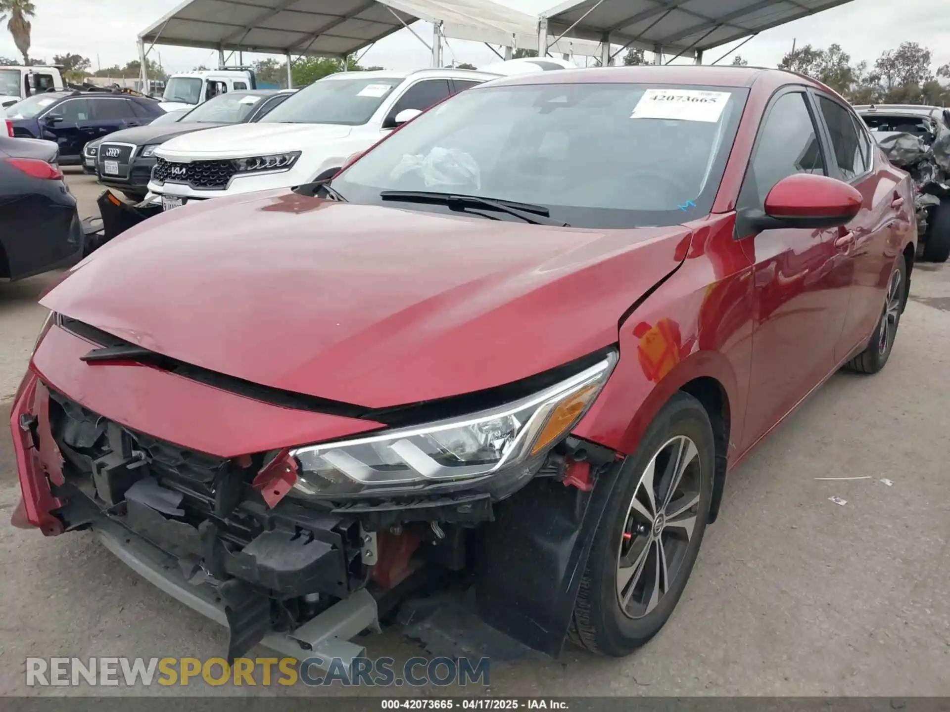 1 Фотография поврежденного автомобиля 3N1AB8CV0MY279503 NISSAN SENTRA 2021