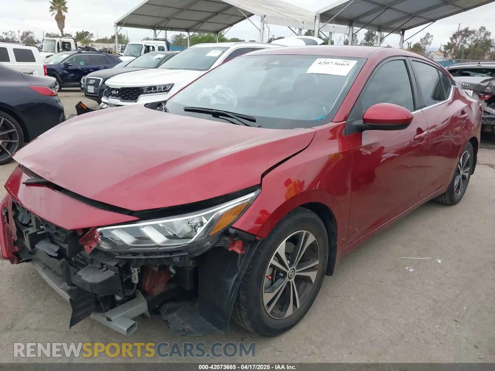 2 Фотография поврежденного автомобиля 3N1AB8CV0MY279503 NISSAN SENTRA 2021