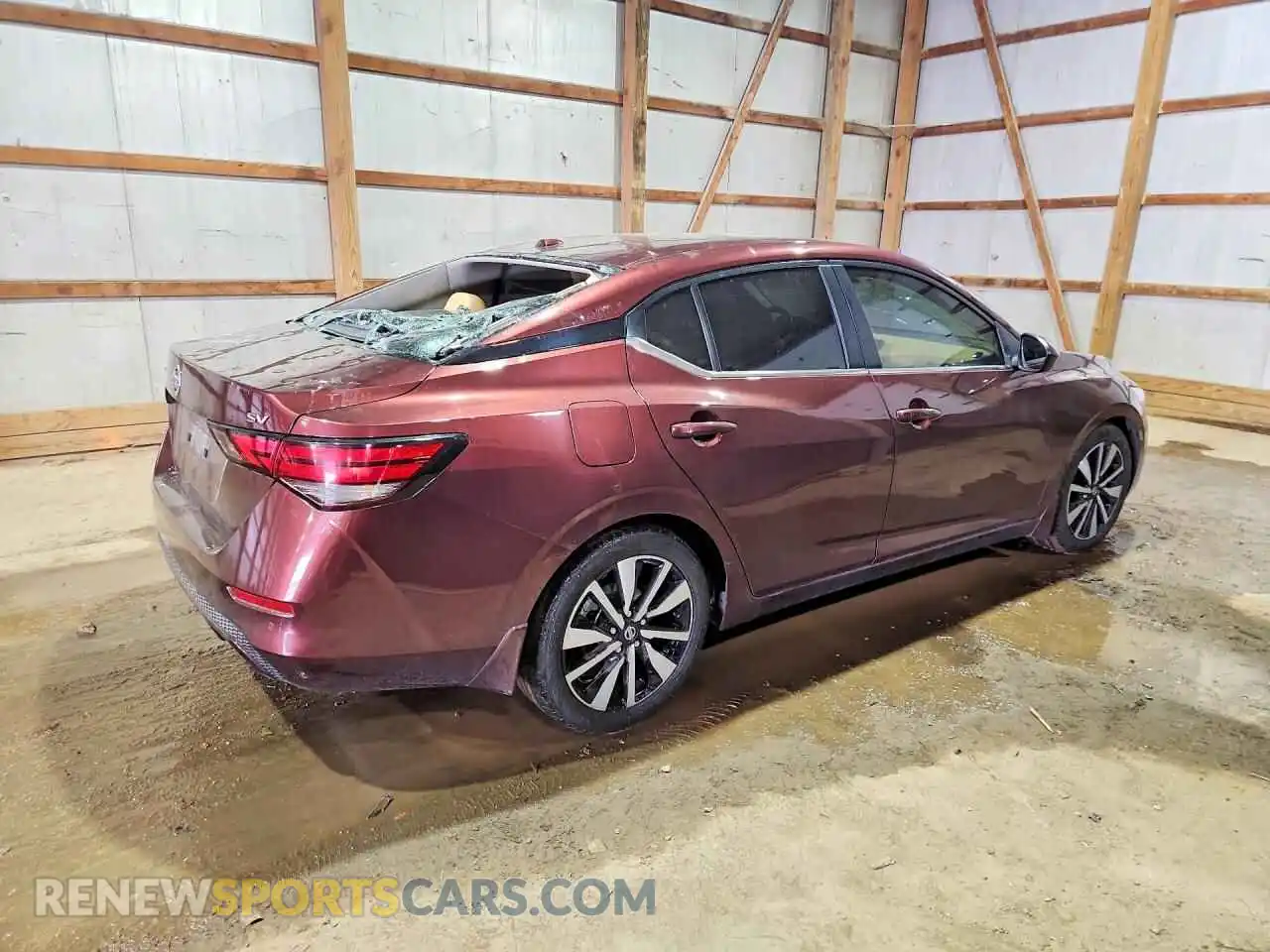 3 Photograph of a damaged car 3N1AB8CV0MY279646 NISSAN SENTRA 2021